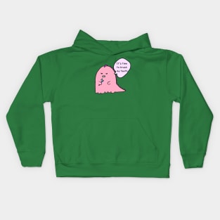 it is time to brush your teeth, dinosaur Kids Hoodie